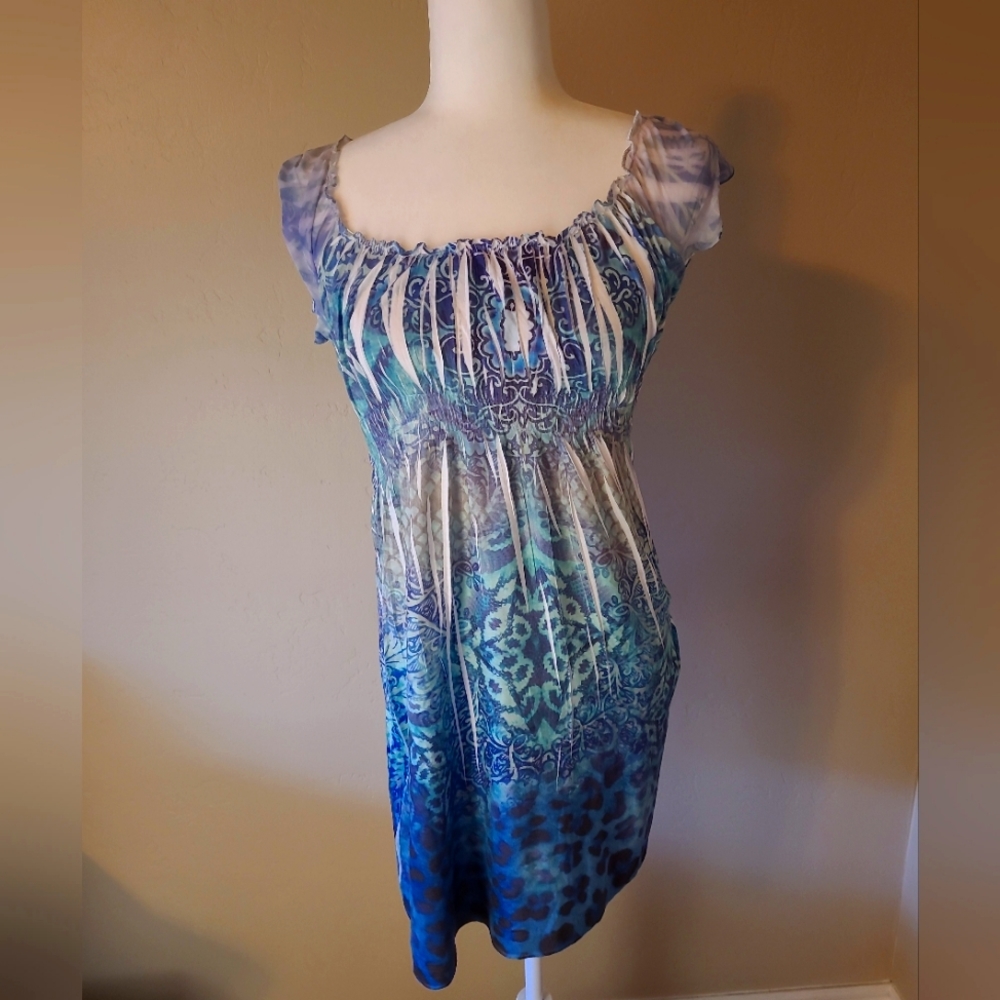 Womens Night Gown Utility sleep size xl extra large leopard print sd nwot